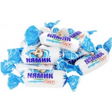 Конфеты АККОНД Нямик неглазированные молочные, весовые в магазинах Лента