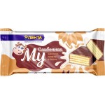 Конфеты ЛЕНТА Сливочная Му вафельные в глазури, весовые