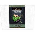 Сыр твердый FLAMAN с пряными травами 40%, без змж, 200г