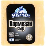 Сыр RICREM Пармезан 42%, без змж, 200г