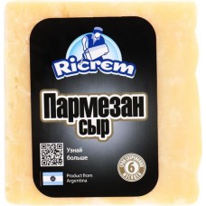 Сыр RICREM Пармезан 42%, без змж, 200г в магазинах Лента