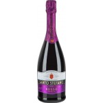 Напиток слабоалкогольный SANTO STEFANO Особый газированный красный полусладкий, 0.75л
