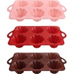 Форма для выпечки кексов HOMECLUB Delice 28,5x17x4см, силикон, в ассортименте Арт. B-12008L Форма для выпечки кексов HOMECLUB Delice 28,5x17x4см, силикон, в ассортименте Арт. B-12008L
