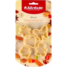 Набор форм для теста ATTRIBUTE пластик Арт. ATV515, 5шт в магазинах Лента