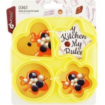 Форма для выпечки APOLLO Оладий Donut, силикон Форма для выпечки APOLLO Оладий Donut, силикон