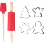 Набор для выпечки HOMECLUB 6 предметов: лопатка, мини-скалка, 4 формочки Арт. CS-1002 Набор для выпечки HOMECLUB 6 предметов: лопатка, мини-скалка, 4 формочки Арт. CS-1002