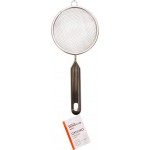 Ситечко HOMECLUB Basic 7см, с ручкой, нержавеющая сталь, пластик