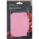 Набор кондитерских шпателей HOMECLUB Bakery, пищевой пластик Арт. USBP-4, 3шт Набор кондитерских шпателей HOMECLUB Bakery, пищевой пластик Арт. USBP-4, 3шт