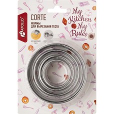 Формы для вырезания теста APOLLO Corte Арт. CRT-04, 4шт в магазинах Лента