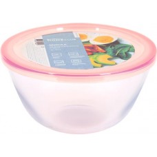 Миска HOMECLUB Cook&Keep с крышкой, жаропрочное стекло, 1.05л, Арт. Zb11 в магазинах Лента