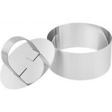 Форма кулинарная HOMECLUB с прессом, 8см, нержавеющая сталь, Арт. FPM-5 в магазинах Лента