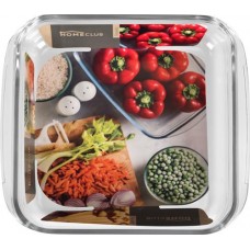 Форма для запекания HOMECLUB Fornello 25х22х5см, квадратная, жаропрочное стекло, Арт. RGC-3 1,8л в магазинах Лента