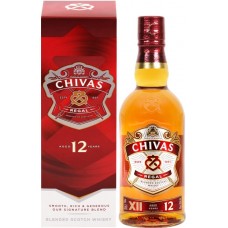 Виски CHIVAS REGAL Шотландский купажированный 12 лет, 40%, п/у, 0.7л в магазинах Лента