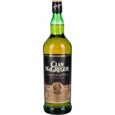 Виски CLAN MACGREGOR Шотландский купажированный, 40%, 1л в магазинах Лента