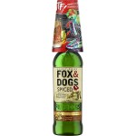 Настойка FOX & DOGS Spiced на основе виски 35% со стаканом, полусладкая, 0.7л