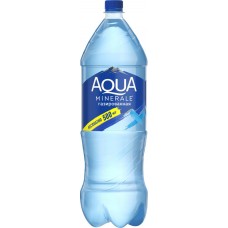 Вода питьевая AQUA MINERALE газированная, 2л в магазинах Лента