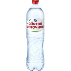 Вода питьевая СВЯТОЙ ИСТОЧНИК газированная, 1.5л в магазинах Лента