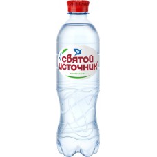 Вода питьевая СВЯТОЙ ИСТОЧНИК газированная, 0.5л в магазинах Лента
