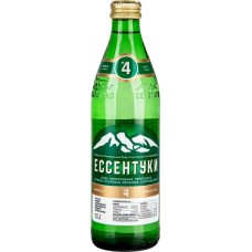 Вода минеральная ЕССЕНТУКИ №4 природная лечебно-столовая газированная, 0.45л в магазинах Лента