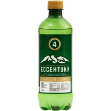 Вода минеральная ЕССЕНТУКИ №4 природная лечебно-столовая газированная, 0.5л в магазинах Лента