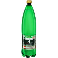 Вода минеральная ЗАПОВЕДНИК ЗДОРОВЬЯ №4 лечебно-столовая газированная, 1.5л в магазинах Лента