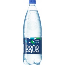 Вода питьевая BONA AQUA газированная, 1л в магазинах Лента
