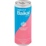 Напиток LEGEND OF BAIKAL Шиповник, альпийские травы газированный, 0.33л