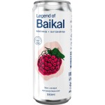 Напиток LEGEND OF BAIKAL Малина негазированный, 0.33л
