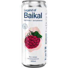 Напиток LEGEND OF BAIKAL Малина негазированный, 0.33л в магазинах Лента