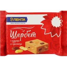 Щербет ЛЕНТА с изюмом и арахисом, 250г в магазинах Лента
