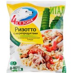 Итальянское блюдо 4 СЕЗОНА Ризотто с морепродуктами, 600г