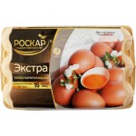 Яйцо куриное РОСКАР Экстра СО столовое, 15шт