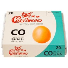 Яйцо куриное СМЕТАНИНО СО, 20шт в магазинах Лента