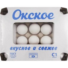 Яйцо куриное ОКСКОЕ С1, 20шт в магазинах Лента