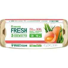 Яйцо куриное ЛЕНТА FRESH XXL СВ, 10шт в магазинах Лента