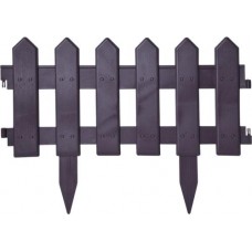 Ограждение садовое GIARDINO CLUB Заборчик 41х29,5см, пластиковое в ассортименте, Арт. OXG-06012/HD7022, 4шт в магазинах Лента