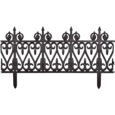 Ограждение садовое GIARDINO CLUB 31,5х35см, пластиковое Арт. LTAJ-0813, 4шт в магазинах Лента