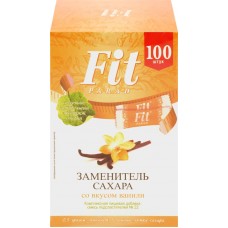 Заменитель сахара FITPARAD №22 со вкусом ванили, в стиках, 100х0,5г в магазинах Лента