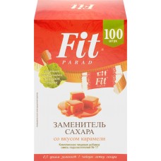 Заменитель сахара FITPARAD №17 со вкусом карамели, в стиках, 100х0,5г в магазинах Лента