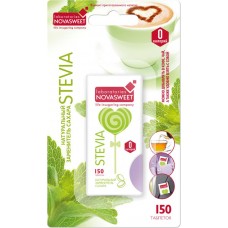 Заменитель сахара NOVASWEET Стевия, в таблетках, 150шт в магазинах Лента