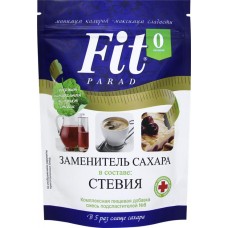 Заменитель сахара FITPARAD Стевия №8, 250г в магазинах Лента