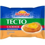 Тесто дрожжевое МОРОЗКО слоеное, 400г