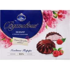 Зефир ВДОХНОВЕНИЕ Ягодное парфе в темном шоколаде, 245г в магазинах Лента