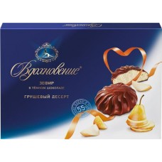 Зефир ВДОХНОВЕНИЕ Грушевый десерт в темном шоколаде, 245г в магазинах Лента