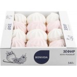 Зефир BONVIDA бело-розовый, 540г
