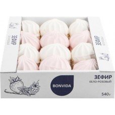 Зефир BONVIDA бело-розовый, 540г в магазинах Лента