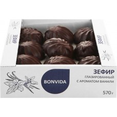 Зефир BONVIDA с ароматом ванили глазированный, 570г в магазинах Лента