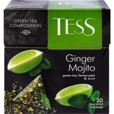Чай зеленый TESS Джинджер Мохито, 20пир в магазинах Лента