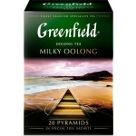Чай зеленый GREENFIELD Milky Oolong Китайский с ароматом молока, 20пир