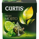 Чай зеленый CURTIS Fresh Mojito, 20х1,7г